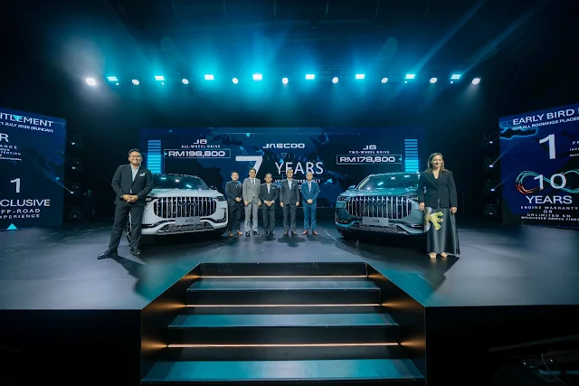 Motoring-Malaysia: OMODA | JAECOO Malaysia has launched theJAECOO J8 SUV in two variants that start at a very competitive RM178,800 onwards Motoring-Malaysia: OMODA | JAECOO Malaysia has launched theJAECOO J8 SUV in two variants that start at a very competitive RM178,800 onwards