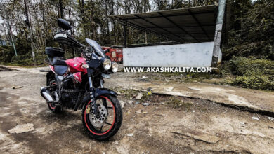 Akash Kalita: Modified Suzuki Gixxer 155